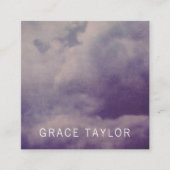 Grunge Dirty Clouds Client Profile Card Set 紹介カード (正面)