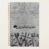 Grunge Floral Planner Journal プランナー手帳 (正面)