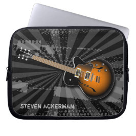 Grunge Guitar Burst Electronics Sleeve ラップトップスリーブ