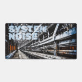 Grunge Industrial Factory Urbex System Noise デスクマット (正面)