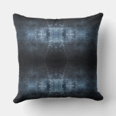 Grunge Industrial Metal Abstract クッション (裏面)