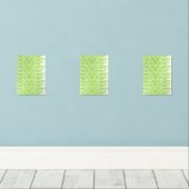 Grunge Lime Green Pattern - Summer Abstract Decor (ウッドフロア)