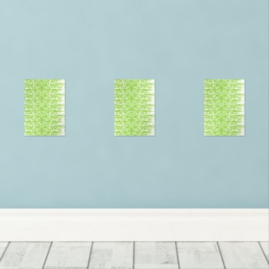 Grunge Lime Green Pattern - Summer Abstract Decor (ウッドフロア)