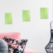 Grunge Lime Green Pattern - Summer Abstract Decor (リビング)