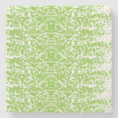 Grunge Lime Green Pattern - Summer Abstract Decor ストーンコースター (正面)
