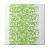 Grunge Lime Green Pattern - Summer Abstract Decor タイル (正面)