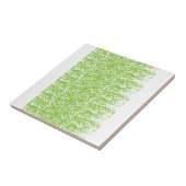 Grunge Lime Green Pattern - Summer Abstract Decor タイル (側面)