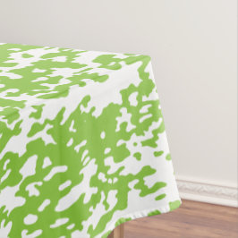 Grunge Lime Green Pattern - Summer Abstract Decor テーブルクロス