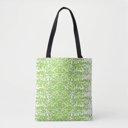Grunge Lime Green Pattern - Summer Abstract Decor トートバッグ (正面)