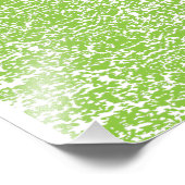 Grunge Lime Green Pattern - Summer Abstract Decor フォトプリント (角)