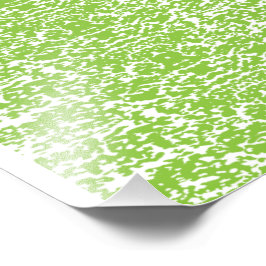 Grunge Lime Green Pattern - Summer Abstract Decor フォトプリント