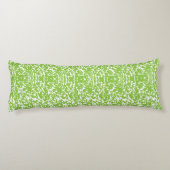 Grunge Lime Green Pattern - Summer Abstract Decor ボディピロー (裏面)