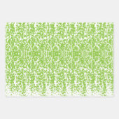 Grunge Lime Green Pattern - Summer Abstract Decor ラッピングペーパーシート (正面)