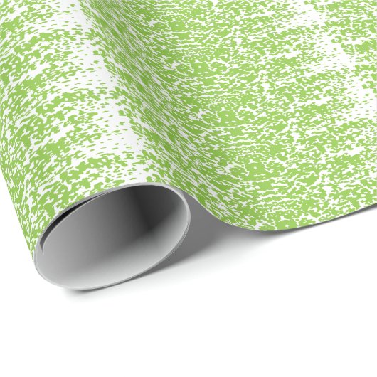 Grunge Lime Green Pattern - Summer Abstract Decor ラッピングペーパー (ロールコーナー)