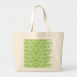 Grunge Lime Green Pattern - Summer Abstract Decor ラージトートバッグ