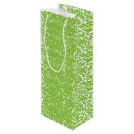 Grunge Lime Green Pattern - Summer Abstract Decor ワインギフトバッグ