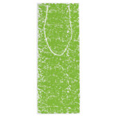 Grunge Lime Green Pattern - Summer Abstract Decor ワインギフトバッグ (裏面)
