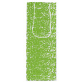 Grunge Lime Green Pattern - Summer Abstract Decor ワインギフトバッグ (正面)