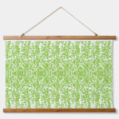 Grunge Lime Green Pattern - Summer Abstract Decor 吊り下げ型タペストリー (正面)