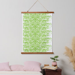 Grunge Lime Green Pattern - Summer Abstract Decor 吊り下げ型タペストリー