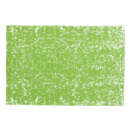 Grunge Lime Green Pattern - Summer Abstract Decor 枕カバー (裏面)