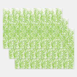 Grunge Lime Green Texture ラッピングペーパーシート