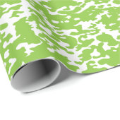 Grunge Lime Green Texture ラッピングペーパー (ロールコーナー)