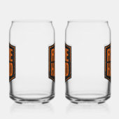 Grunge Motorcycle "Ride Hard" Shield ガラス缶 (右)