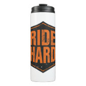 Grunge Motorcycle "Ride Hard" Shield タンブラー (正面)