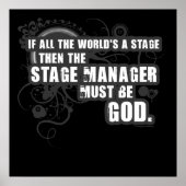Grunge Stage Manager God ポスター (正面)