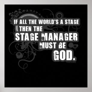 Grunge Stage Manager God ポスター
