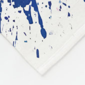 Grunge UK Flag Throw Blanket フリースブランケット (角)