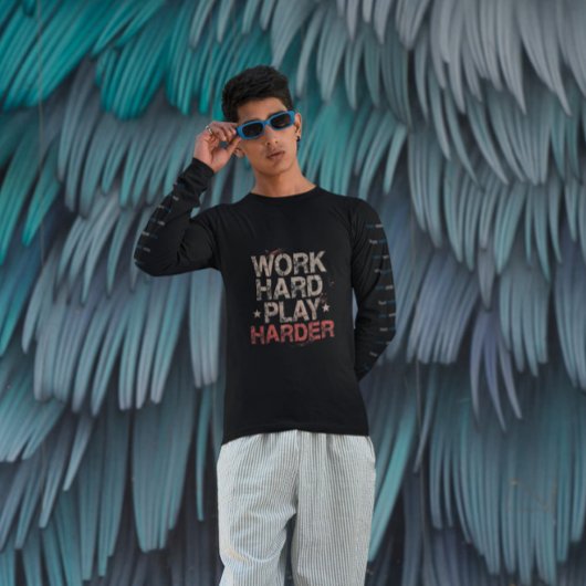 Grunge Work Harder – Funny Work Giftful スウェットシャツ