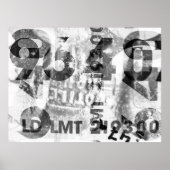 grungeabstract, aged, alternative, ancient, antiqu ポスター (正面)