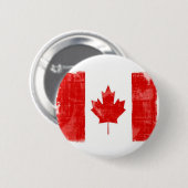 GrungeCanadianFlag lg 缶バッジ (正面&裏面)
