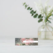 GRUNGYバラ-ヴィンテージ花 スキニー名刺 (スタンド正面)