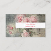 GRUNGYバラ-ヴィンテージ花 名刺 (正面)