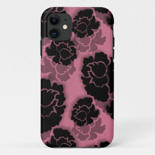 grungyフローラデカデンスBT iPhone 5ケース、ピンク 11 ケース