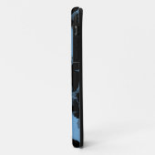 grungyフローラデカデンスBT iPhone 5ケース、青 Case-Mate iPhoneケース (裏面/左)