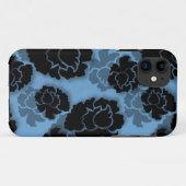 grungyフローラデカデンスBT iPhone 5ケース、青 Case-Mate iPhoneケース (裏面(横))