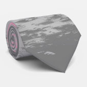 grungy騒々しい粒状抽象芸術デミギルプライドフラグ ネクタイ (ロール)