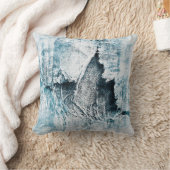 grungy denim装飾用クッション クッション (ブランケット)