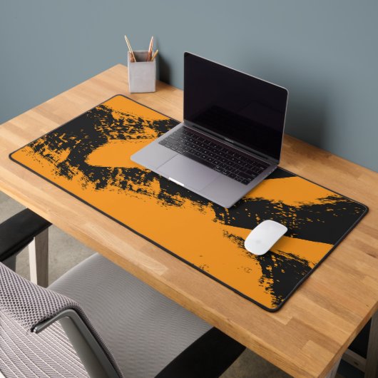 Grungy Urban Texture Large Mouse Pad | Dark Aesthe デスクマット (オフィス2)