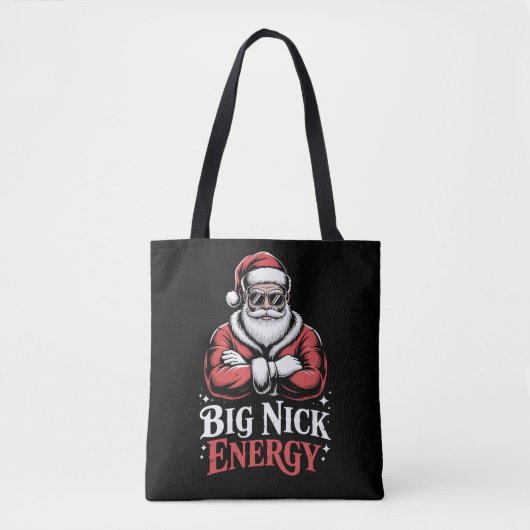 Grunt Style Big Nick Energy Funny Santa Christmas  トートバッグ (正面)