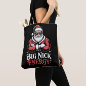 Grunt Style Big Nick Energy Funny Santa Christmas  トートバッグ (クローズアップ)