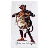 Grussのvom (挨拶からの) Krampus スモールペーパーバッグ (正面)