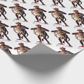 Grussのvom (挨拶からの) Krampus ラッピングペーパー (角)