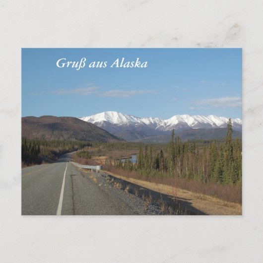 Gruß aus Alaska ポストカード (正面)