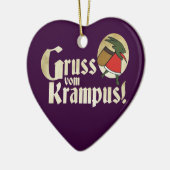 Gruss Vom Krampus セラミックオーナメント (左)