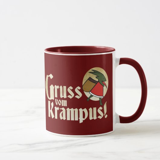 Gruss Vom Krampus マグカップ (右)